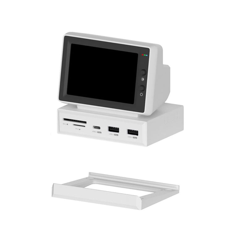Mini PC Monitor with USB-C Hub for At-a-Glance Stats