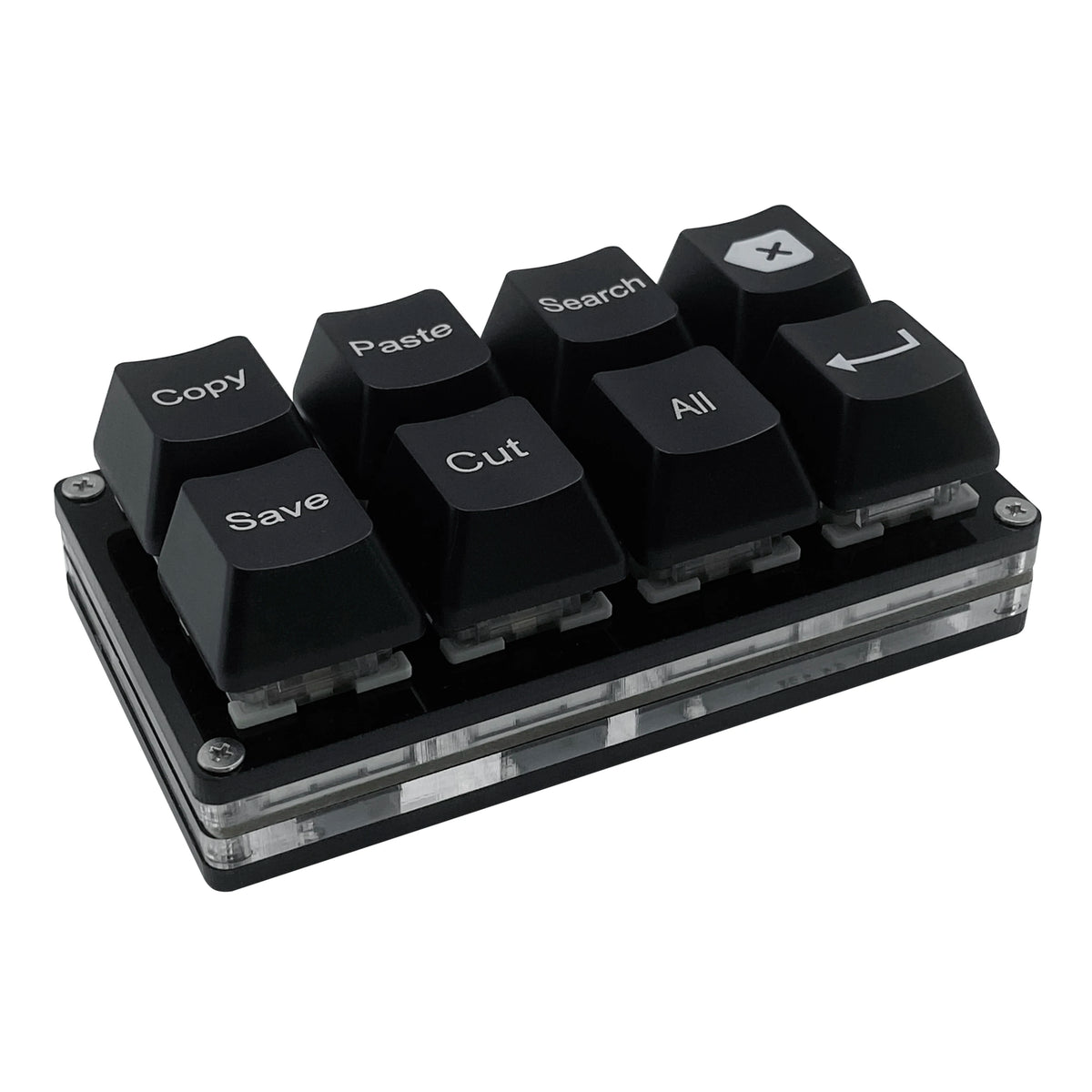 8 Keys Small Keypad Work Shortcut Key Keycaps Keyboard One-Handed Mechanical Gaming Keypad Programmable USB Customized Keyboard