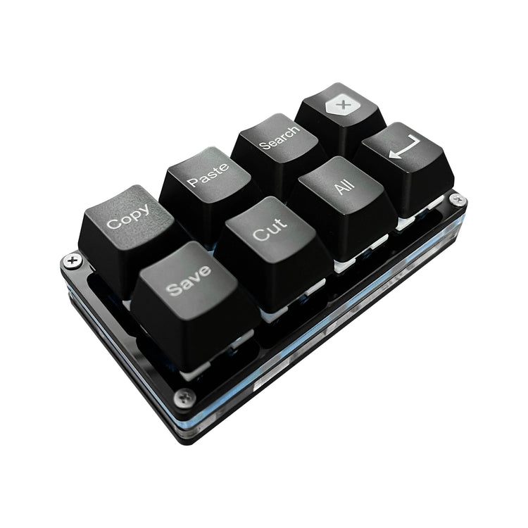 8 Keys Small Keypad Work Shortcut Key Keycaps Keyboard One-Handed Mechanical Gaming Keypad Programmable USB Customized Keyboard