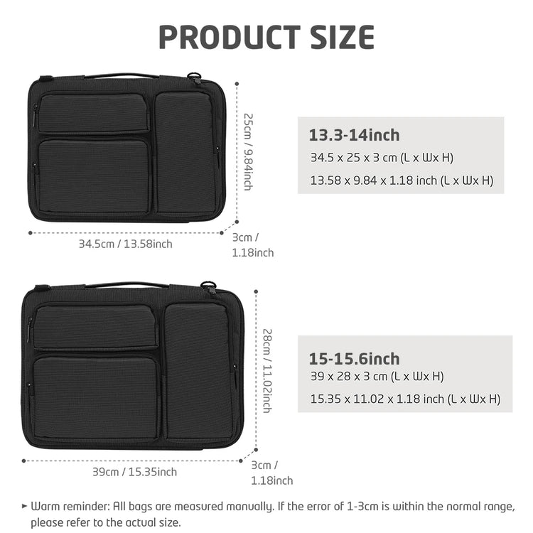 Laptop Sleeve with Zipper for Organized Carry