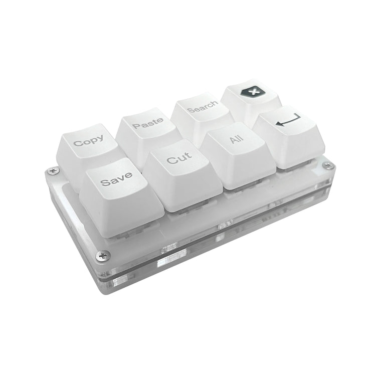 8 Keys Small Keypad Work Shortcut Key Keycaps Keyboard One-Handed Mechanical Gaming Keypad Programmable USB Customized Keyboard