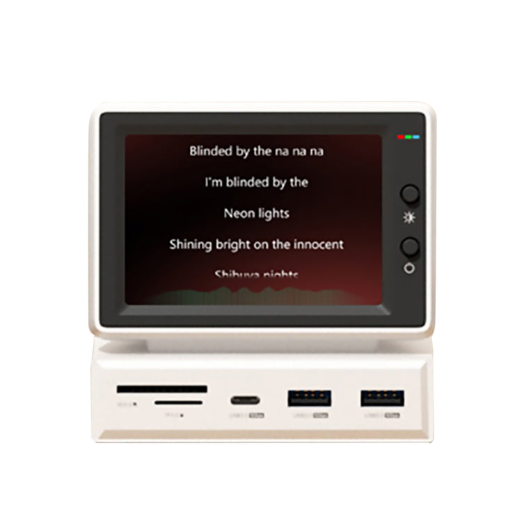 Mini PC Monitor with USB-C Hub for At-a-Glance Stats